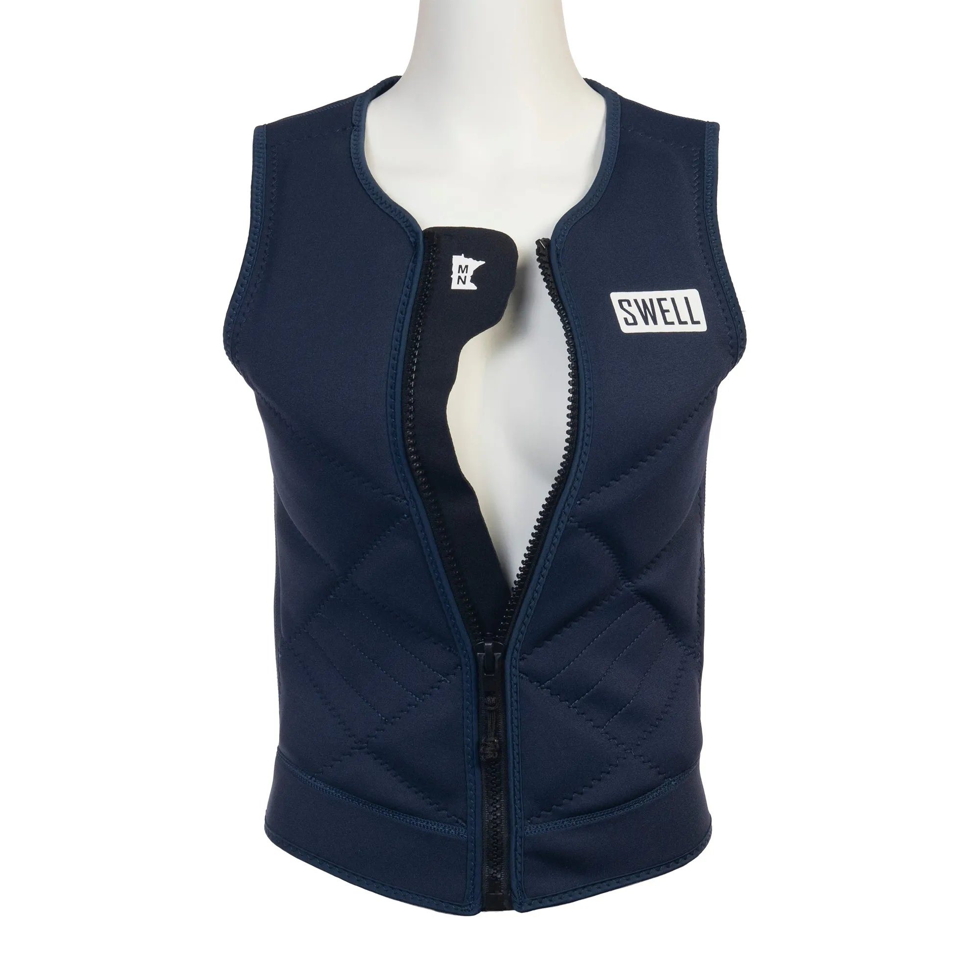 SWELL Pro Comp Vest - Women's Navy - Neoprene Jacket