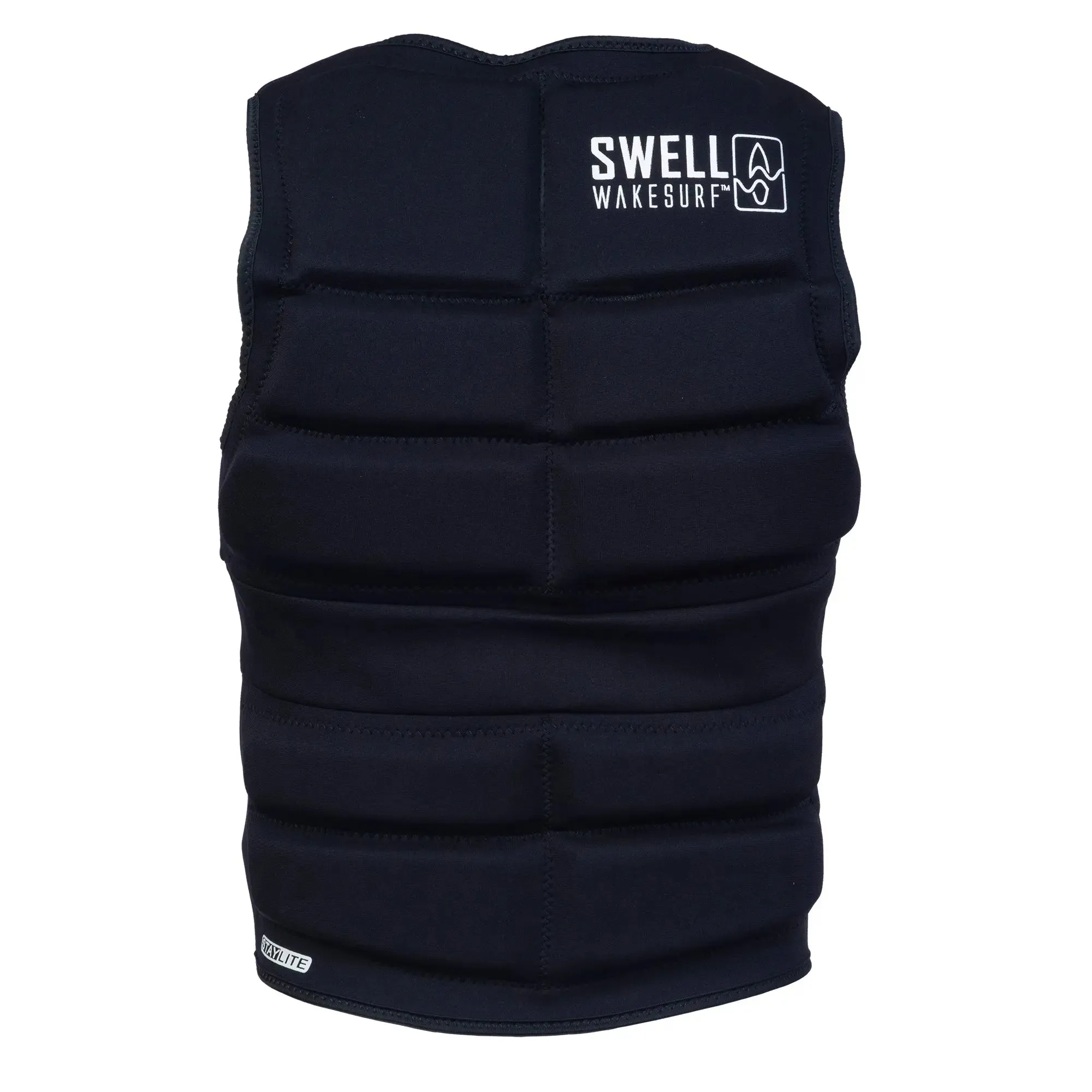 SWELL Wakesurf Vest - Men's Black - Ultimate Comfort Neoprene Jacket