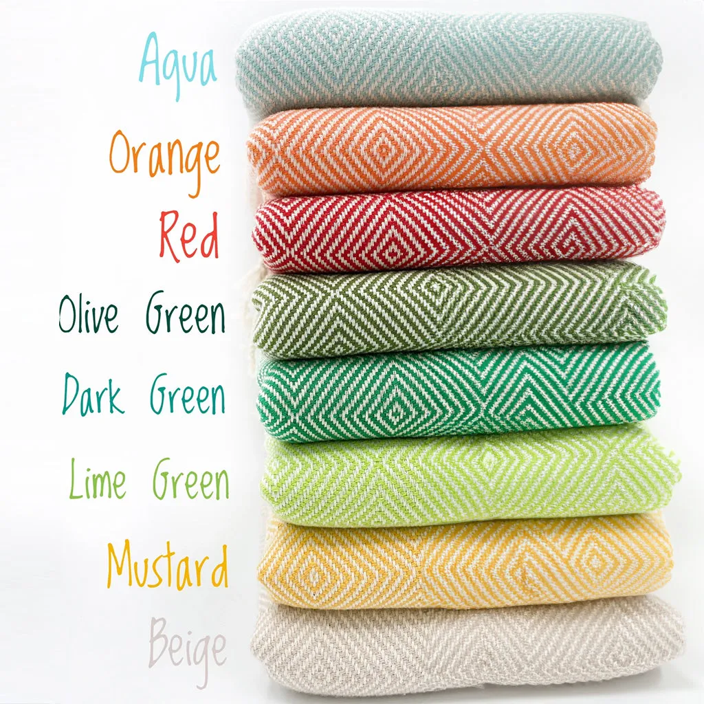 Thick Turkish Beach Blanket Towels