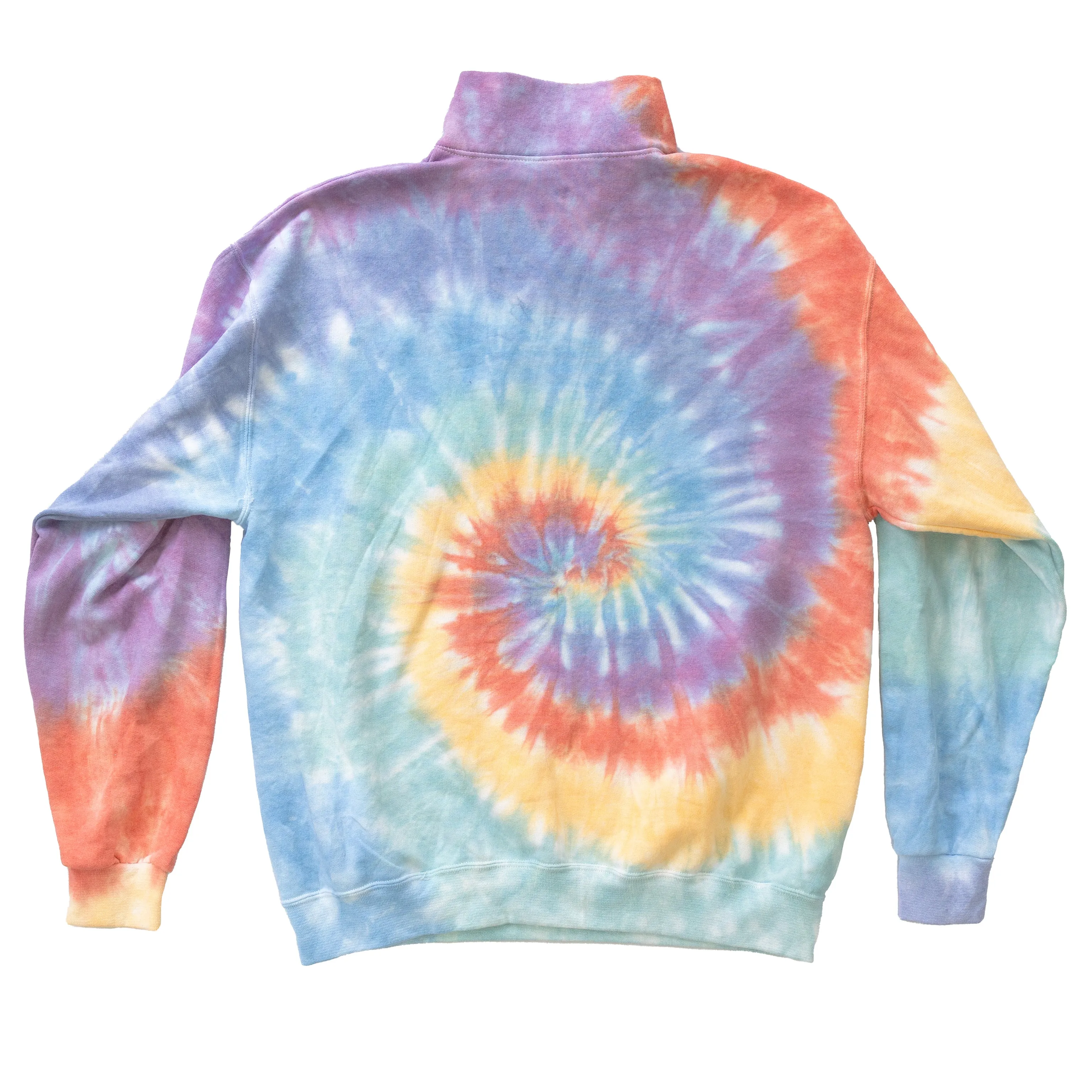 Tie Dye Quarter Zip Sweatshirt