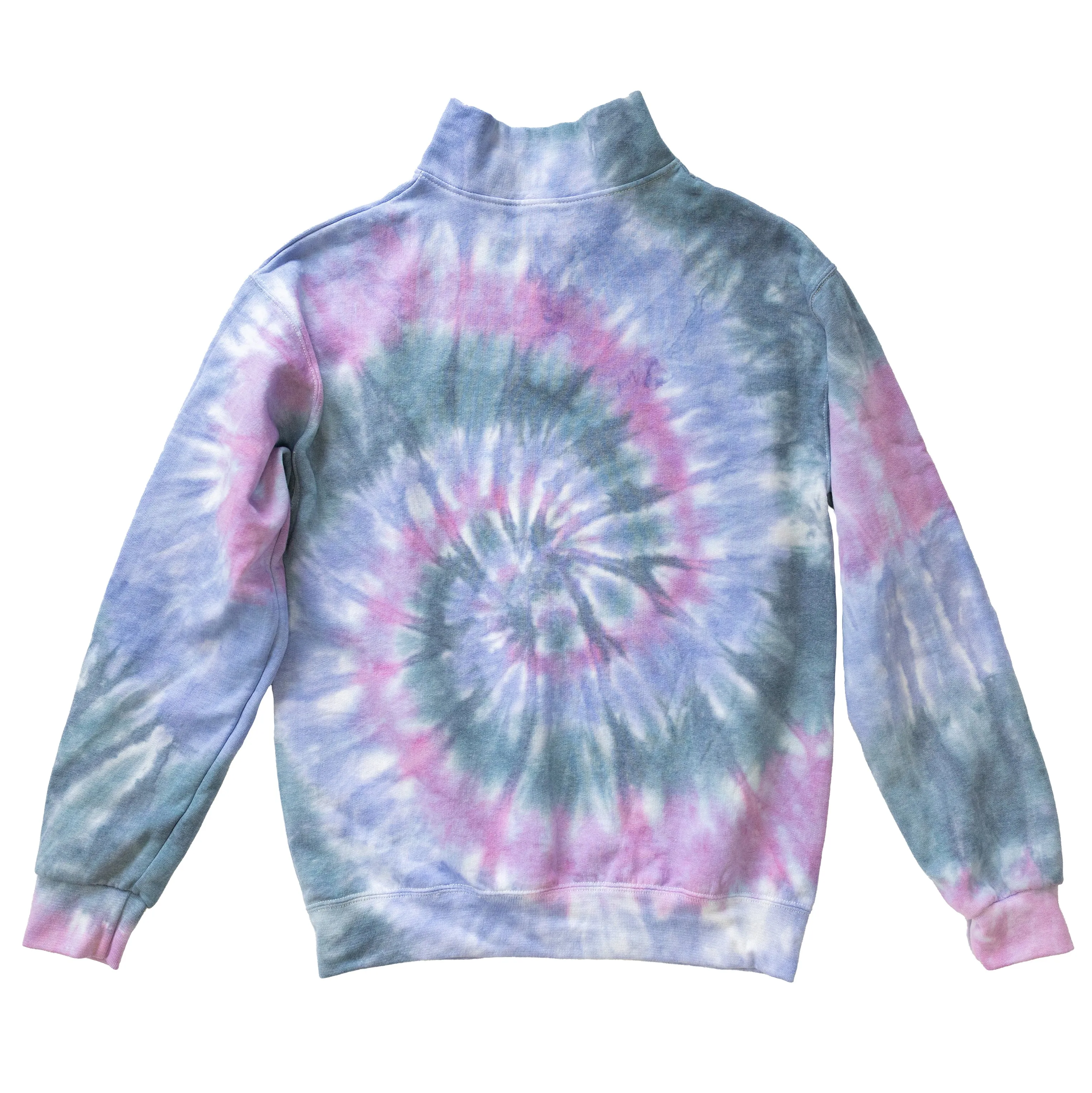 Tie Dye Quarter Zip Sweatshirt