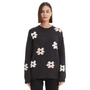 Tirelli Flower Sweater Charcoal