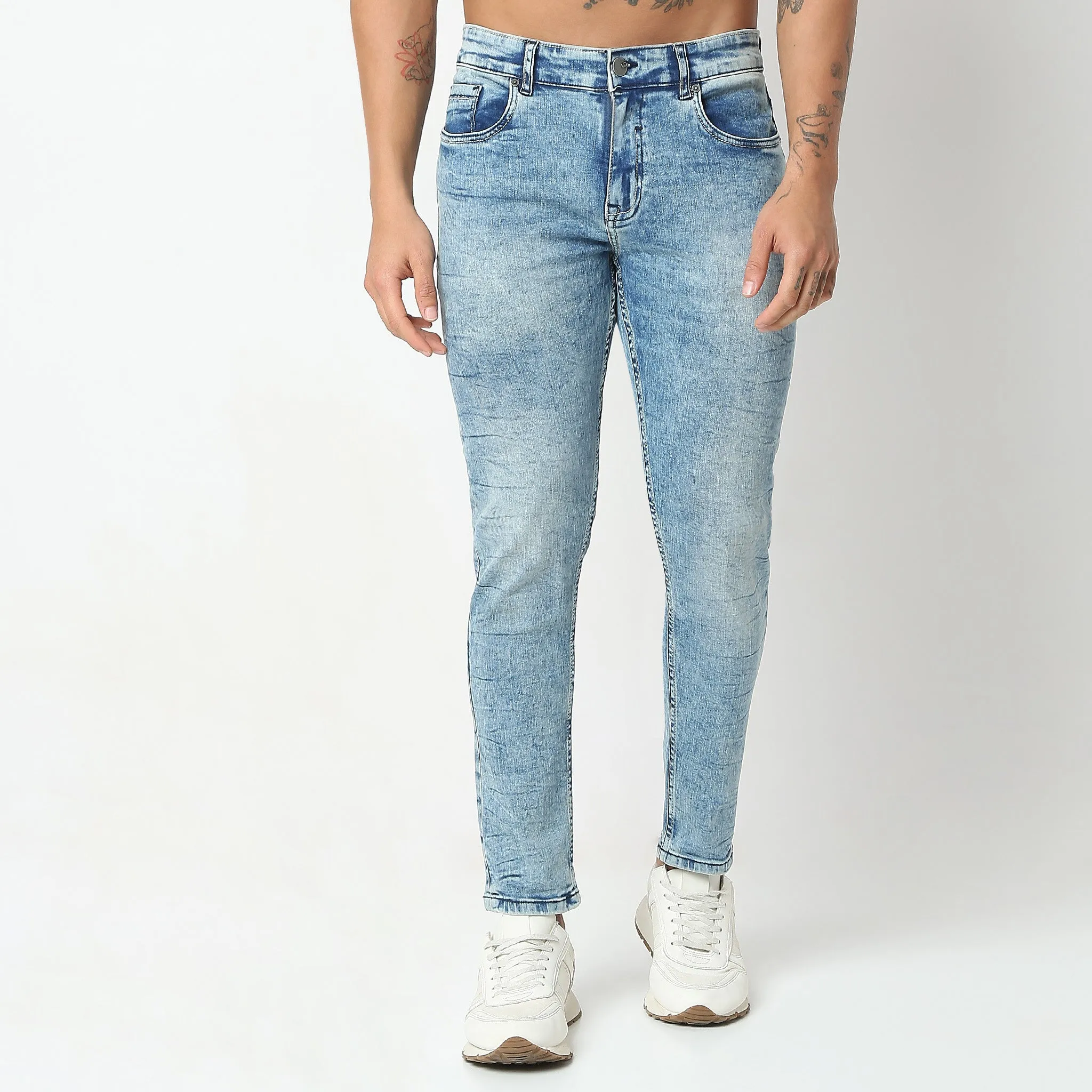 Union of Denim® - Adv XXII Stone Blue Wash Authentic Denim with E-fast® Stretch - Skinny Comfort Fit Jeans