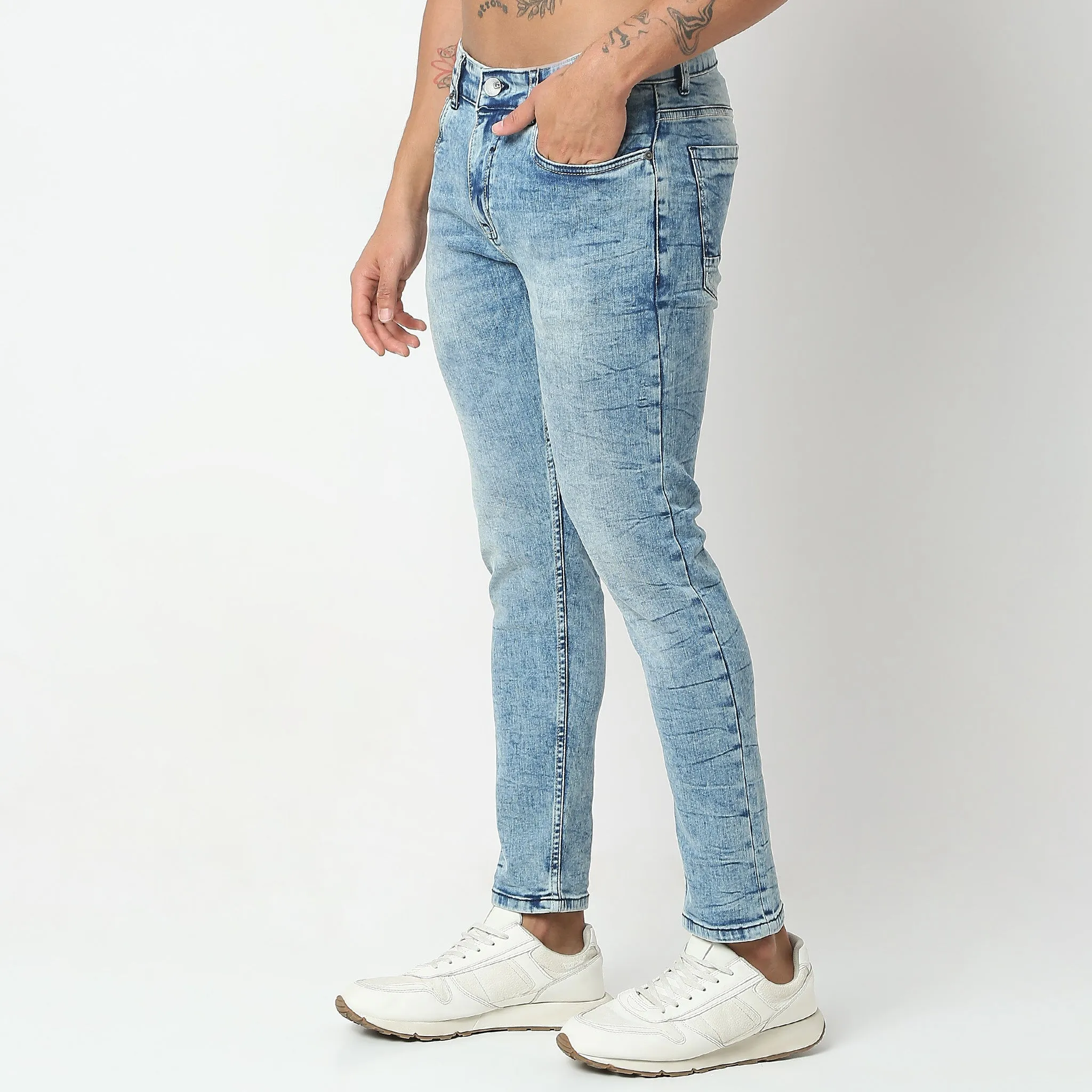 Union of Denim® - Adv XXII Stone Blue Wash Authentic Denim with E-fast® Stretch - Skinny Comfort Fit Jeans