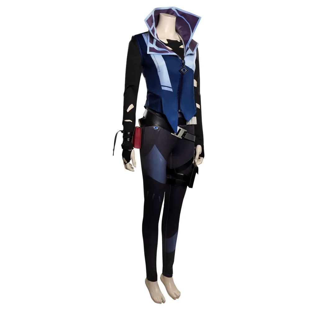 Valorant Fade Cosplay Costume Outfits Halloween Carnival Suit