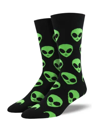 We Come In Peace Men's Crew Socks