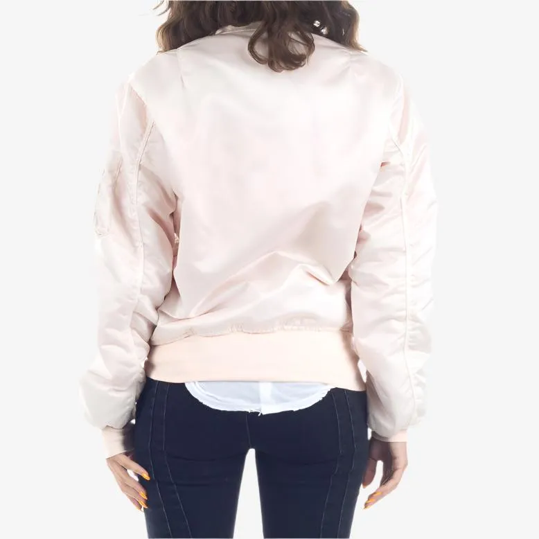 Womens Nylon Bomber Jacket