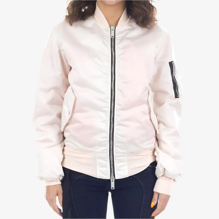 Womens Nylon Bomber Jacket