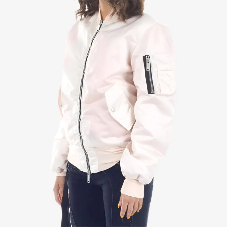 Womens Nylon Bomber Jacket