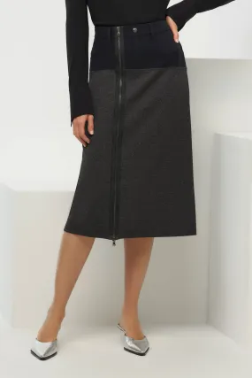 Zita Ponte Midi Skirt