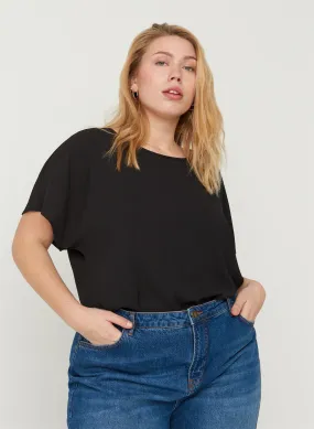 Zizzi Vanni Black Top